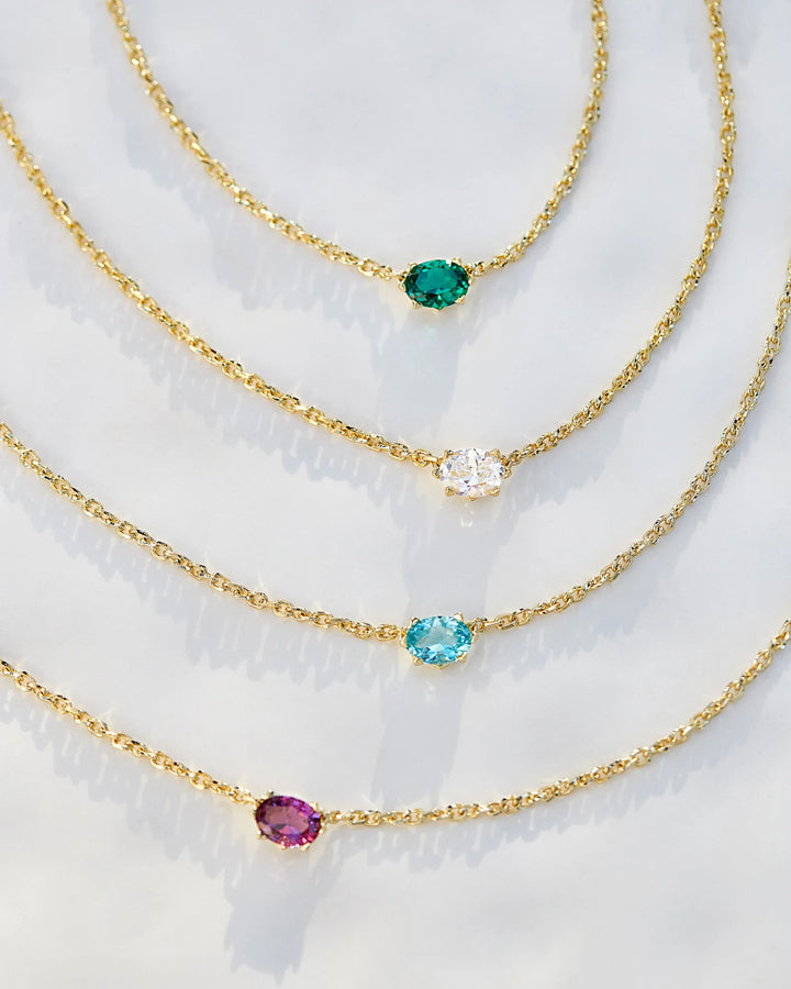 Cailin Pendant Gold Purple