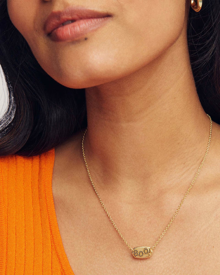 Elisa Boo Pendant Gold Glow in Dark