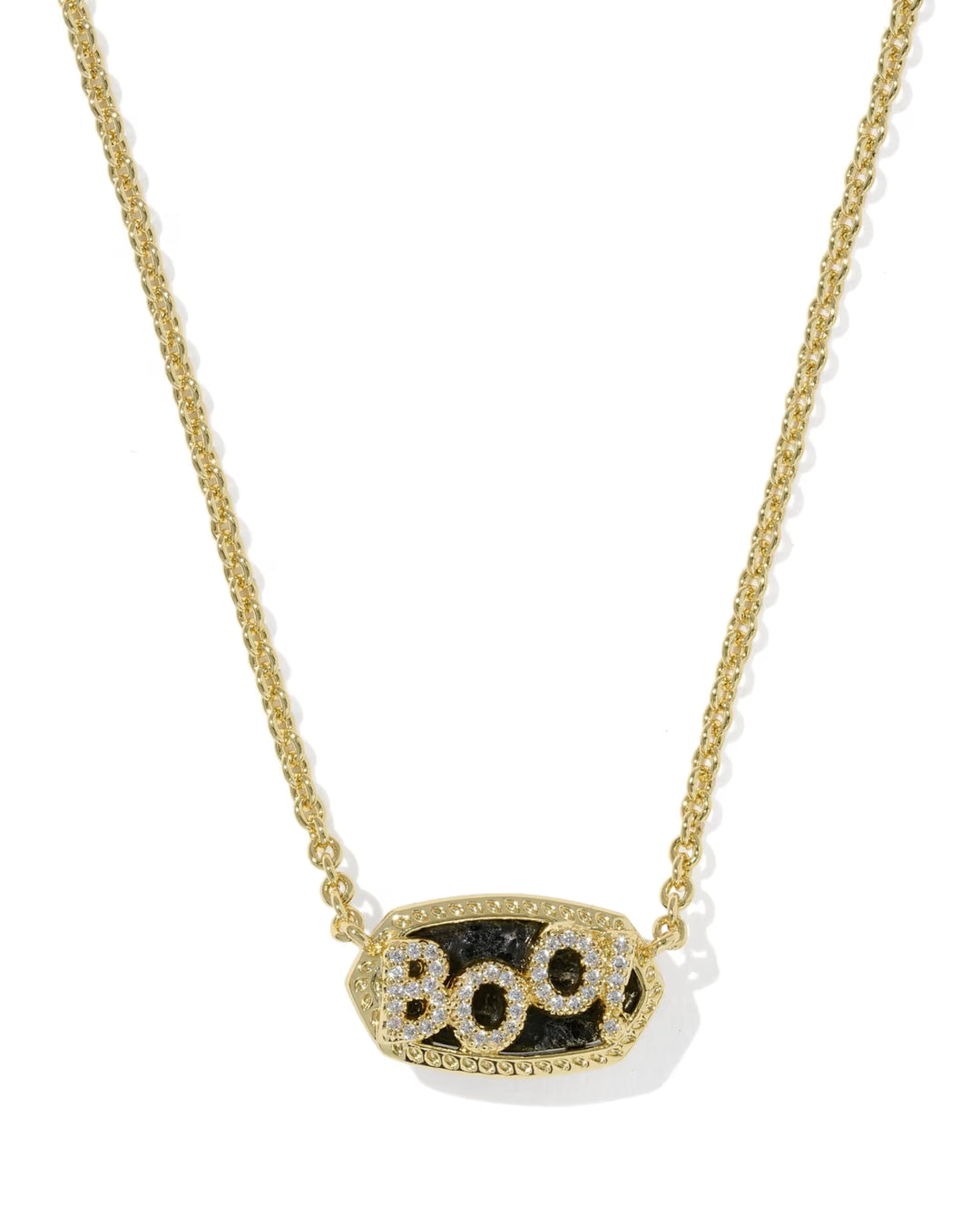 Elisa Boo Pendant Gold Black