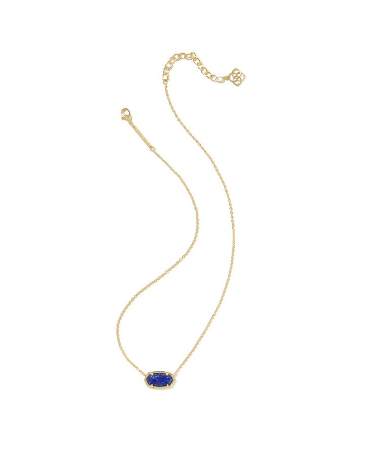 Elisa Necklace Gold Indigo Opal