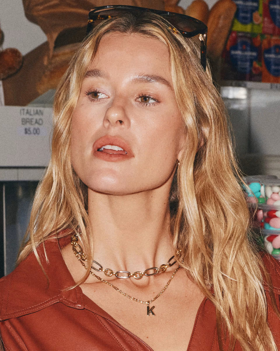 Embry Link Chain Necklace Gold