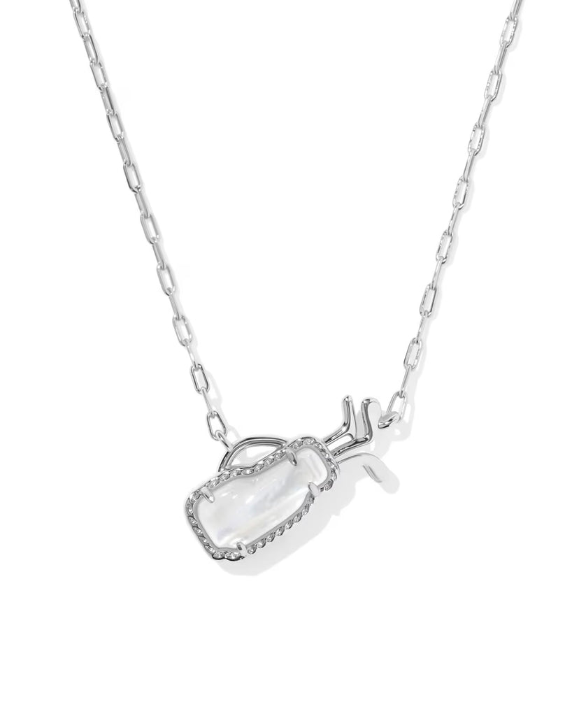 Golf Short Pendant RHOD Ivory MOP – Tricia's Treasures