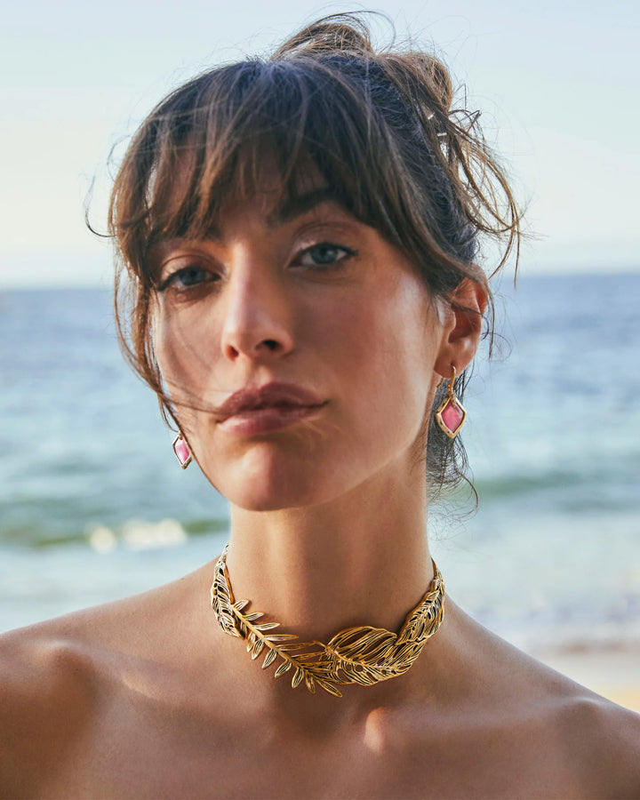 Joelle Drop Earring Gold Azalea Illusion