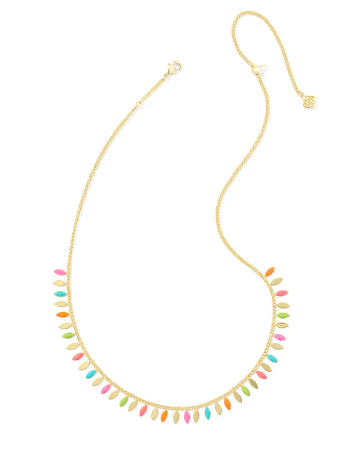 Kayla Strand Necklace Gold Multi Mix