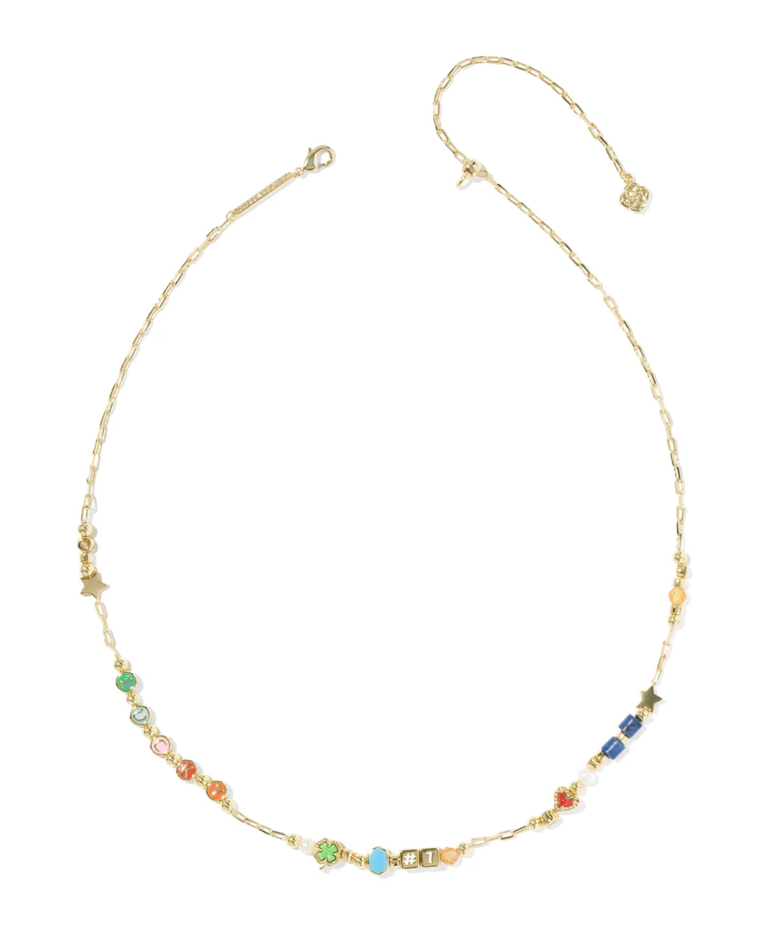 Lacey Strand Necklace Gold Multi