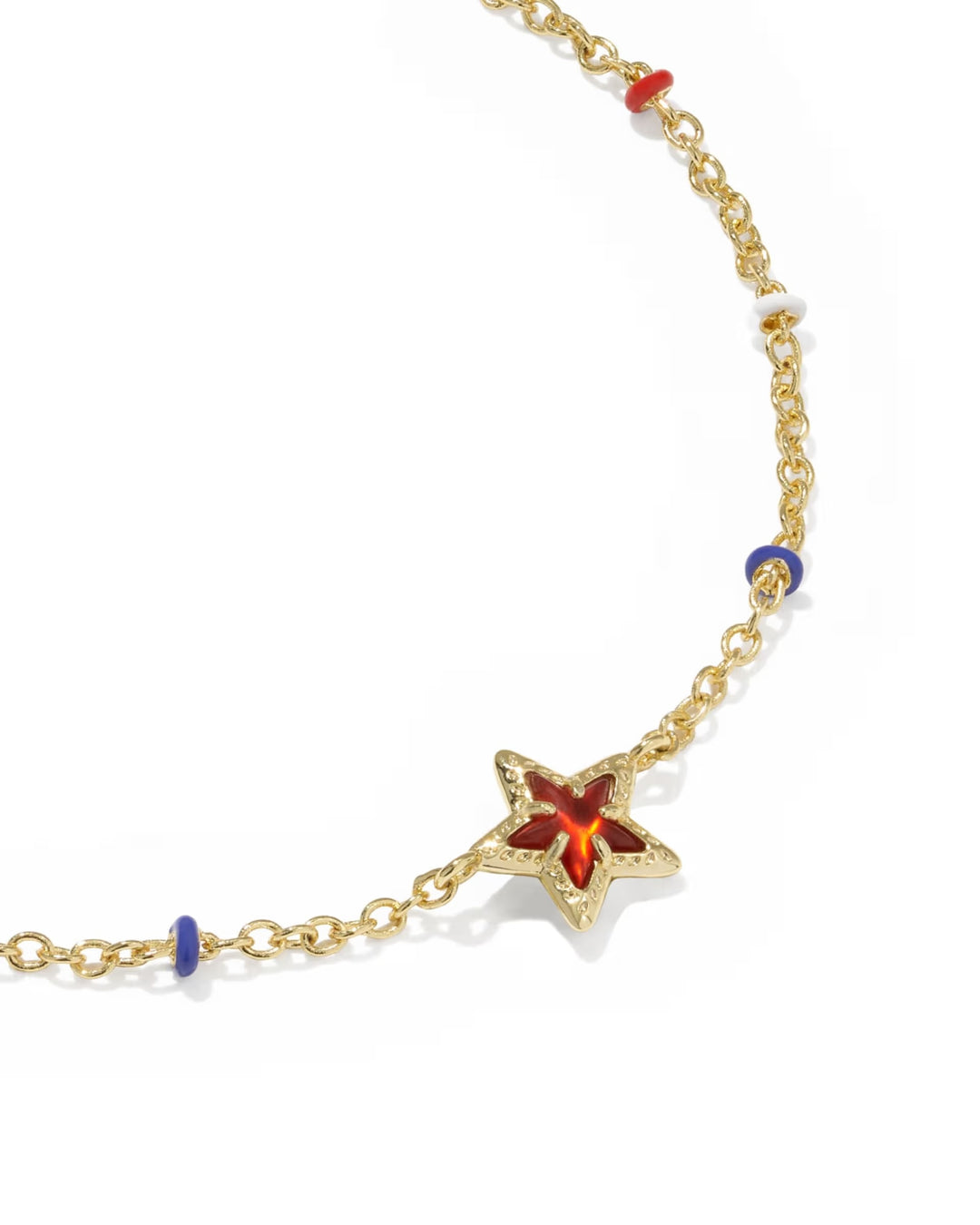 Mini Cassidy Delicate Bracelet Gold Red