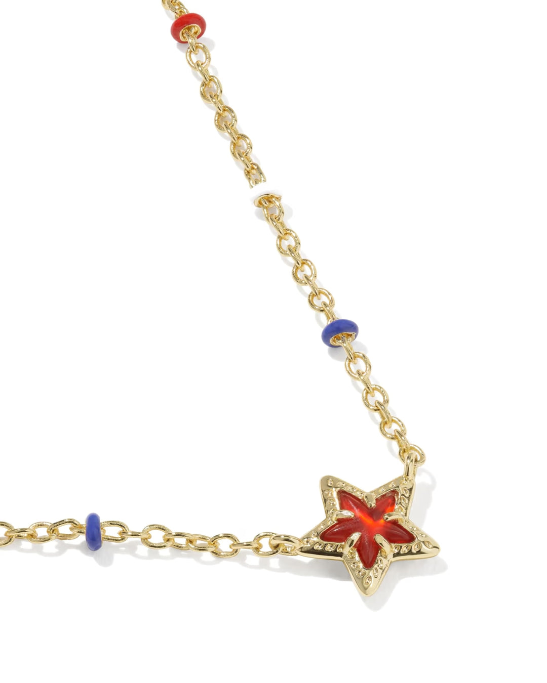 Mini Cassidy Pendant Gold Red