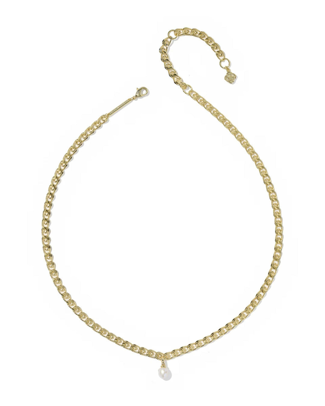 Oakland Pearl Necklace Gold Pearl