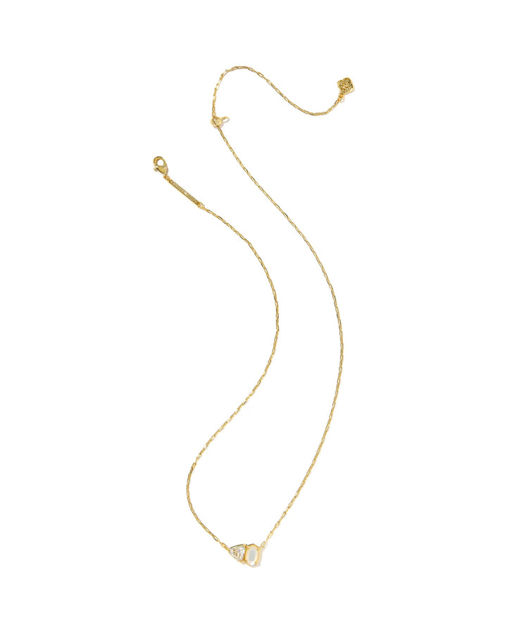 Tatum Short Pendant Gold Neutral Mix