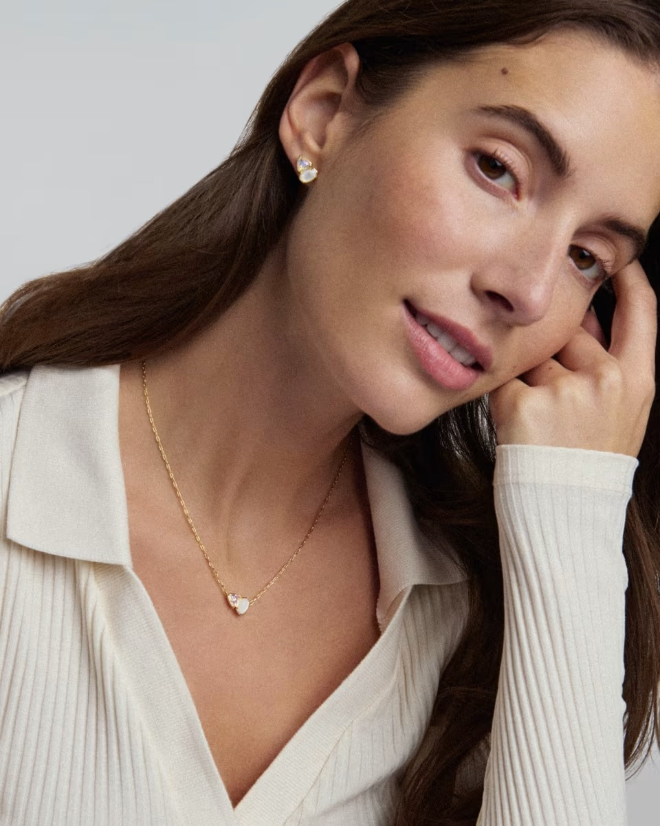 Tatum Short Pendant Gold Neutral Mix