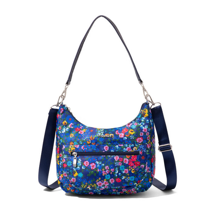 Modern Pocket Half Moon Bag Flower Market