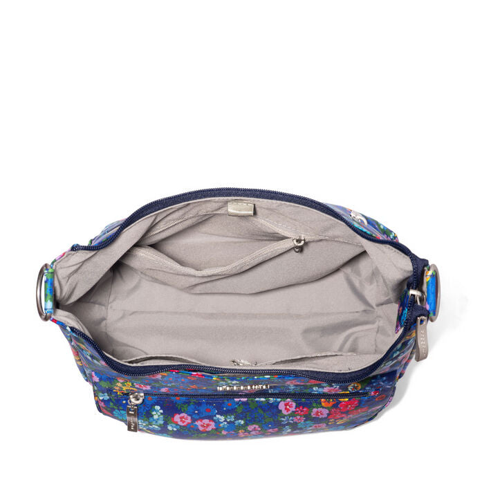 Modern Pocket Half Moon Bag Flower Market