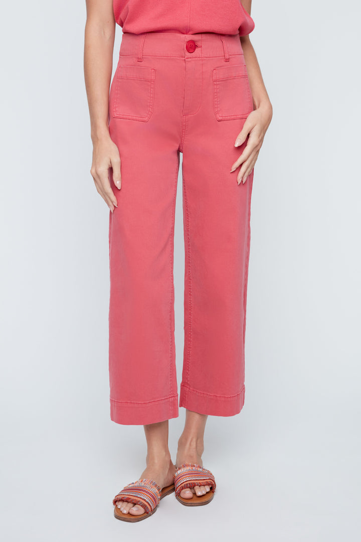 Layla Fit Terracotta Woven Pant
