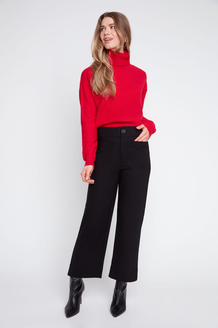 Black Knit Pant