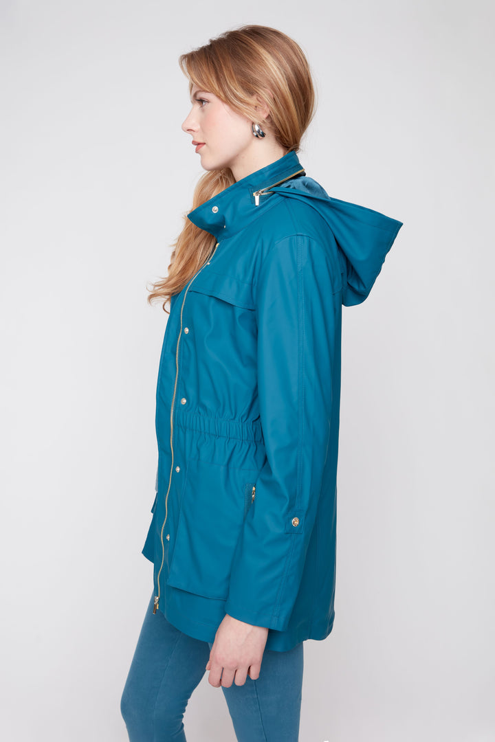 Teal Waterproof Raincoat