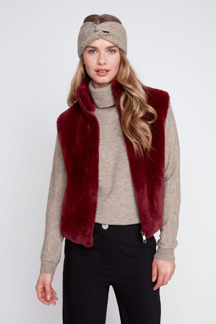 Cabernet Faux Fur Vest