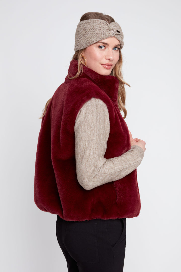 Cabernet Faux Fur Vest
