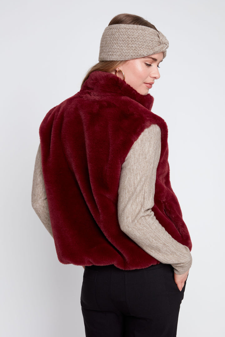 Cabernet Faux Fur Vest