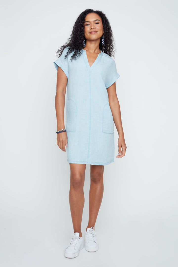Chambray Woven Dress