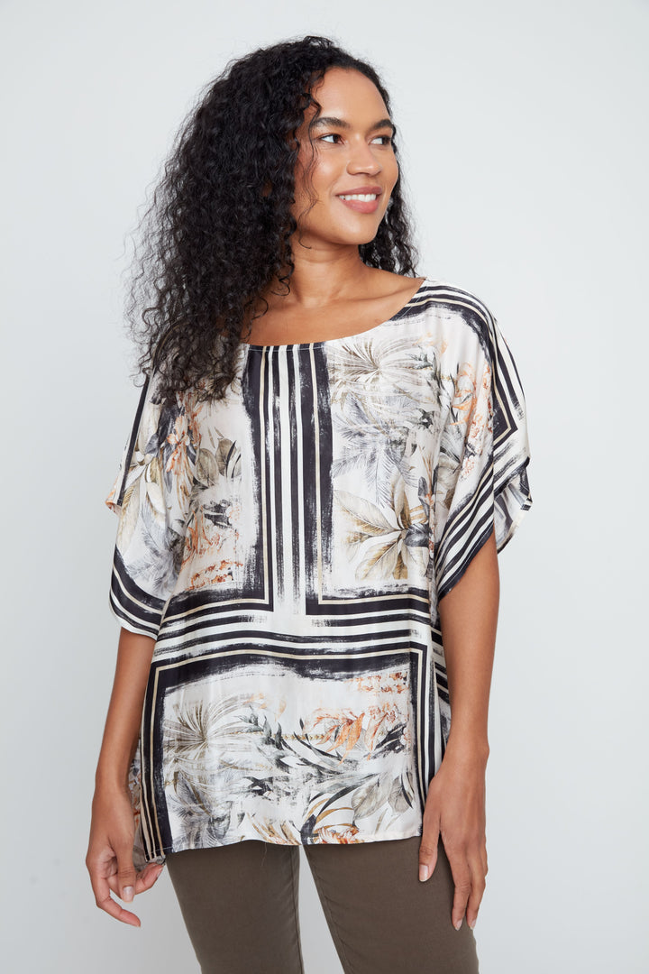 Multi Print Woven Blouse