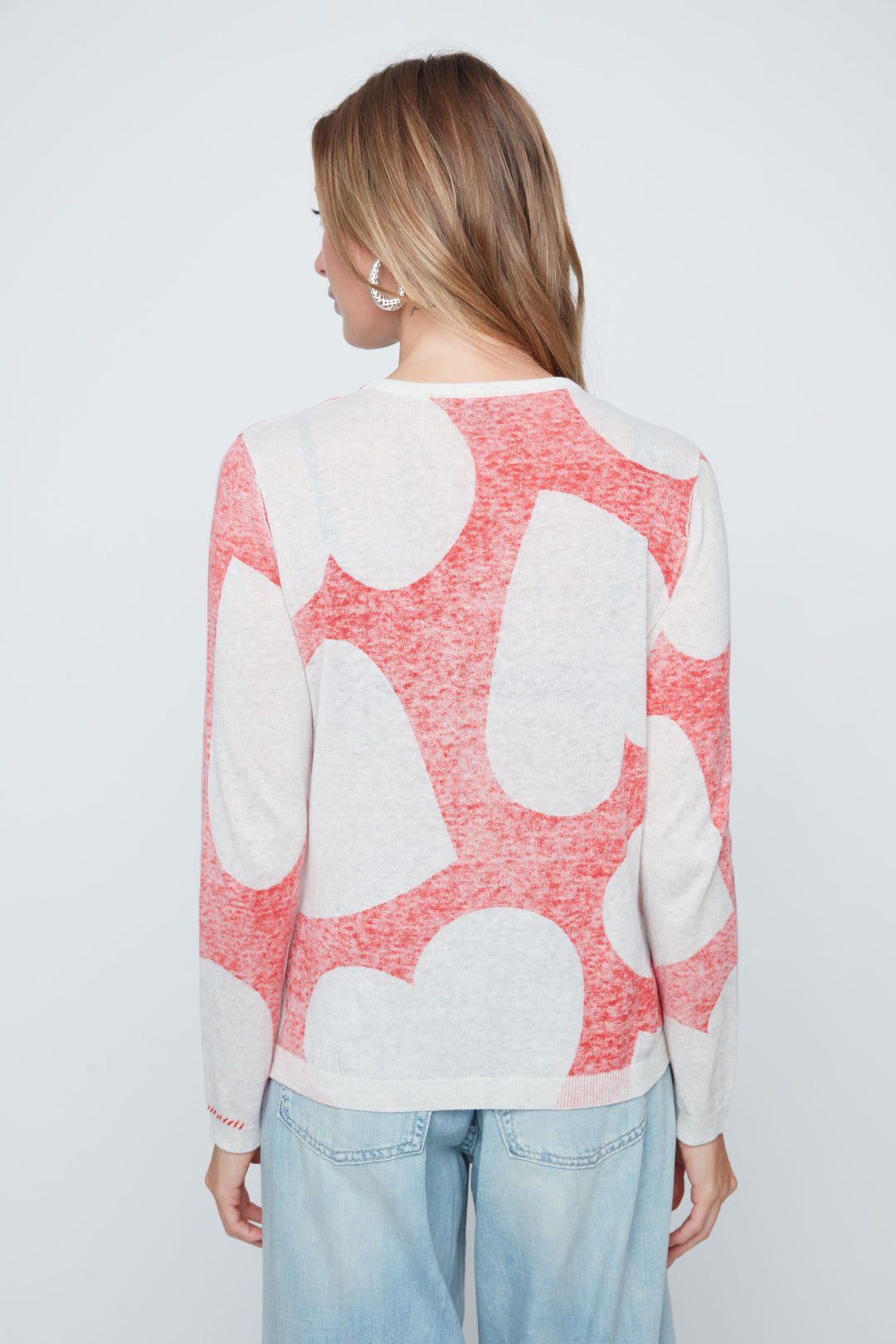 Scarlet Combo Osmosis Print Sweater