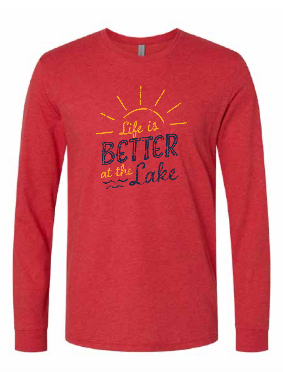 Red Life is Better at the Lake L/S T-shirt