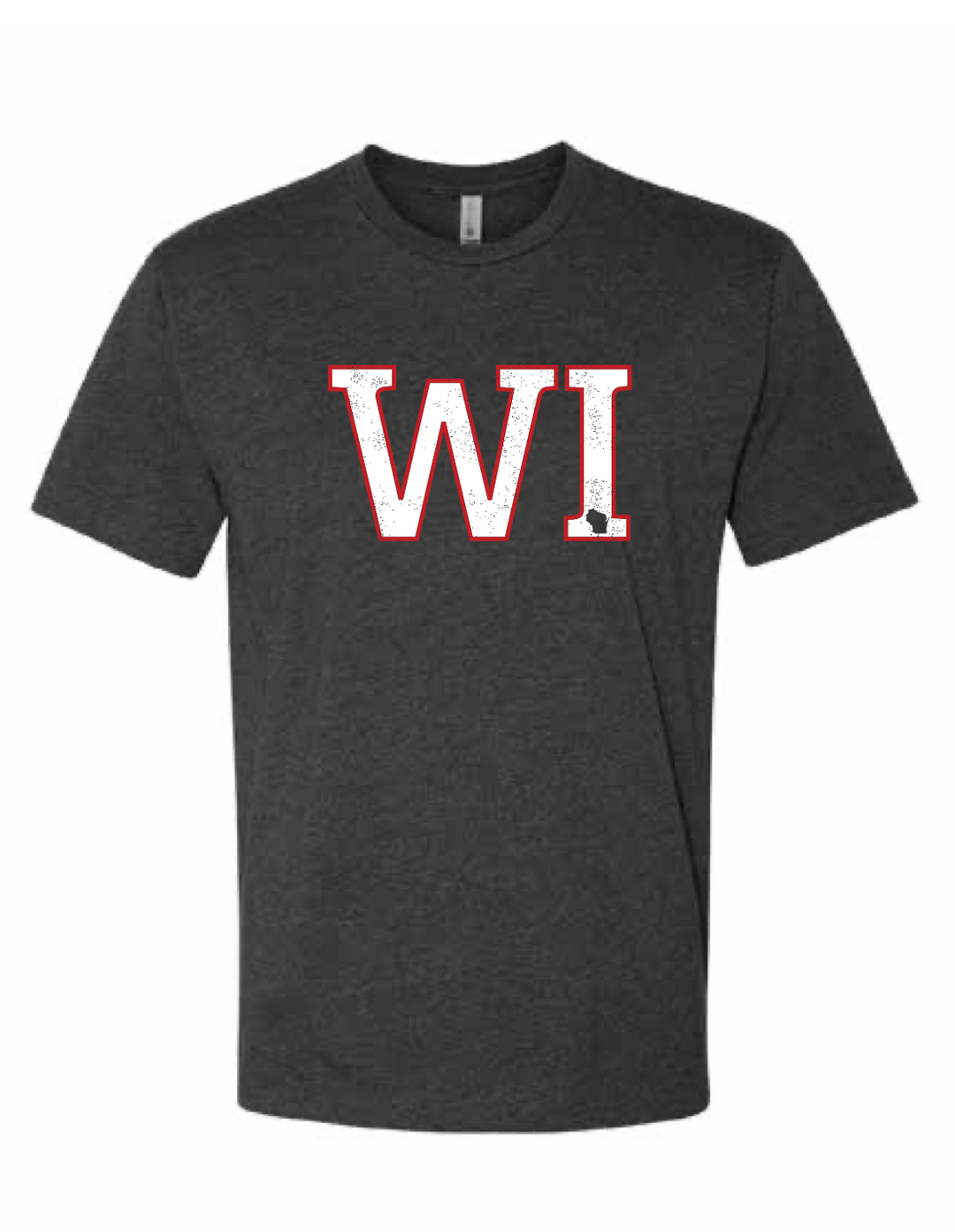 Unisex Charcoal WI T-shirt