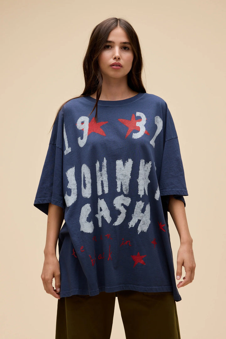 Johnny Cash Doodles Tee