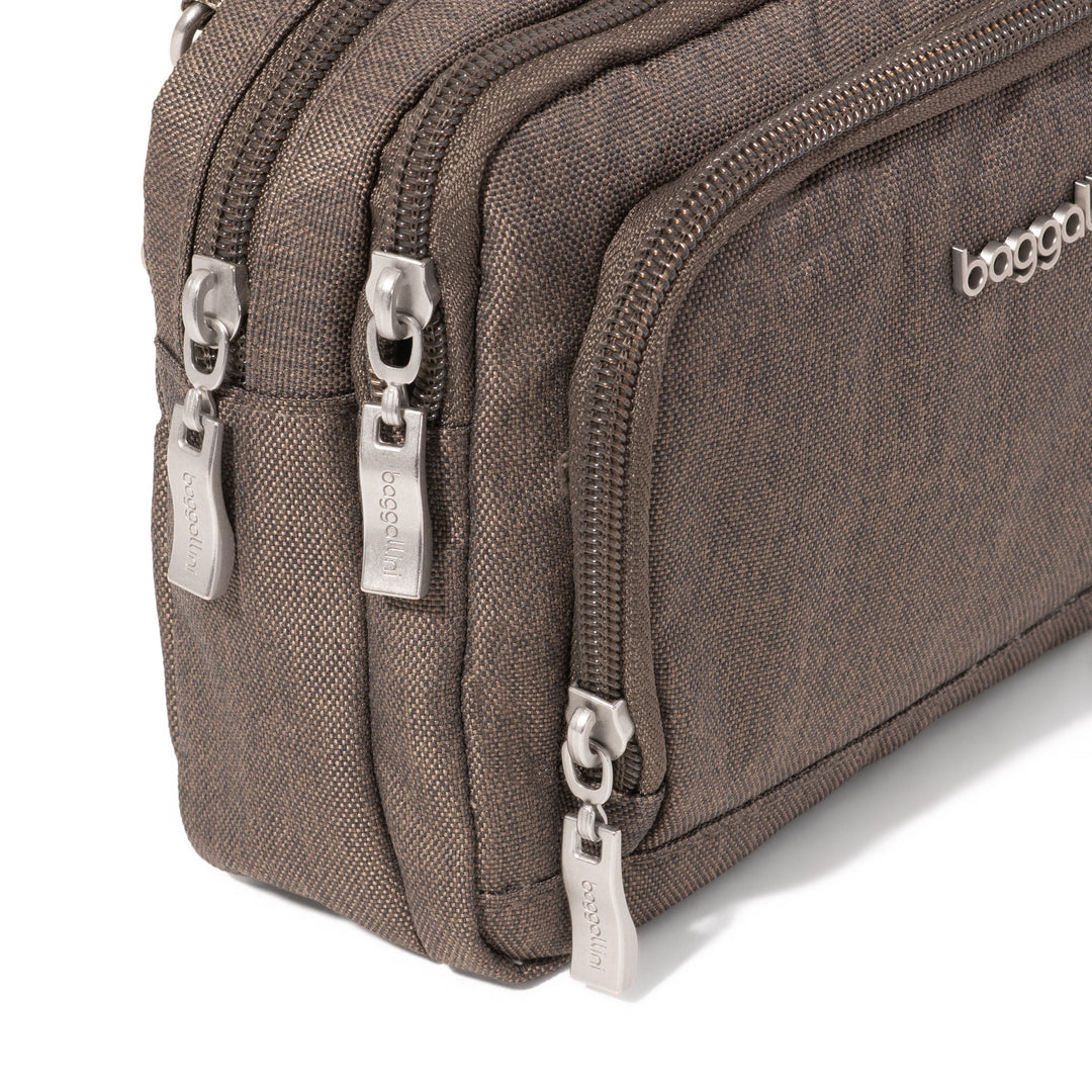 Trifecta Wallet RFID Crossbody Moonrock