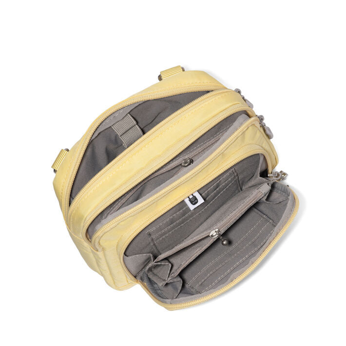 Trifecta Wallet RFID Crossbody Butter Yellow