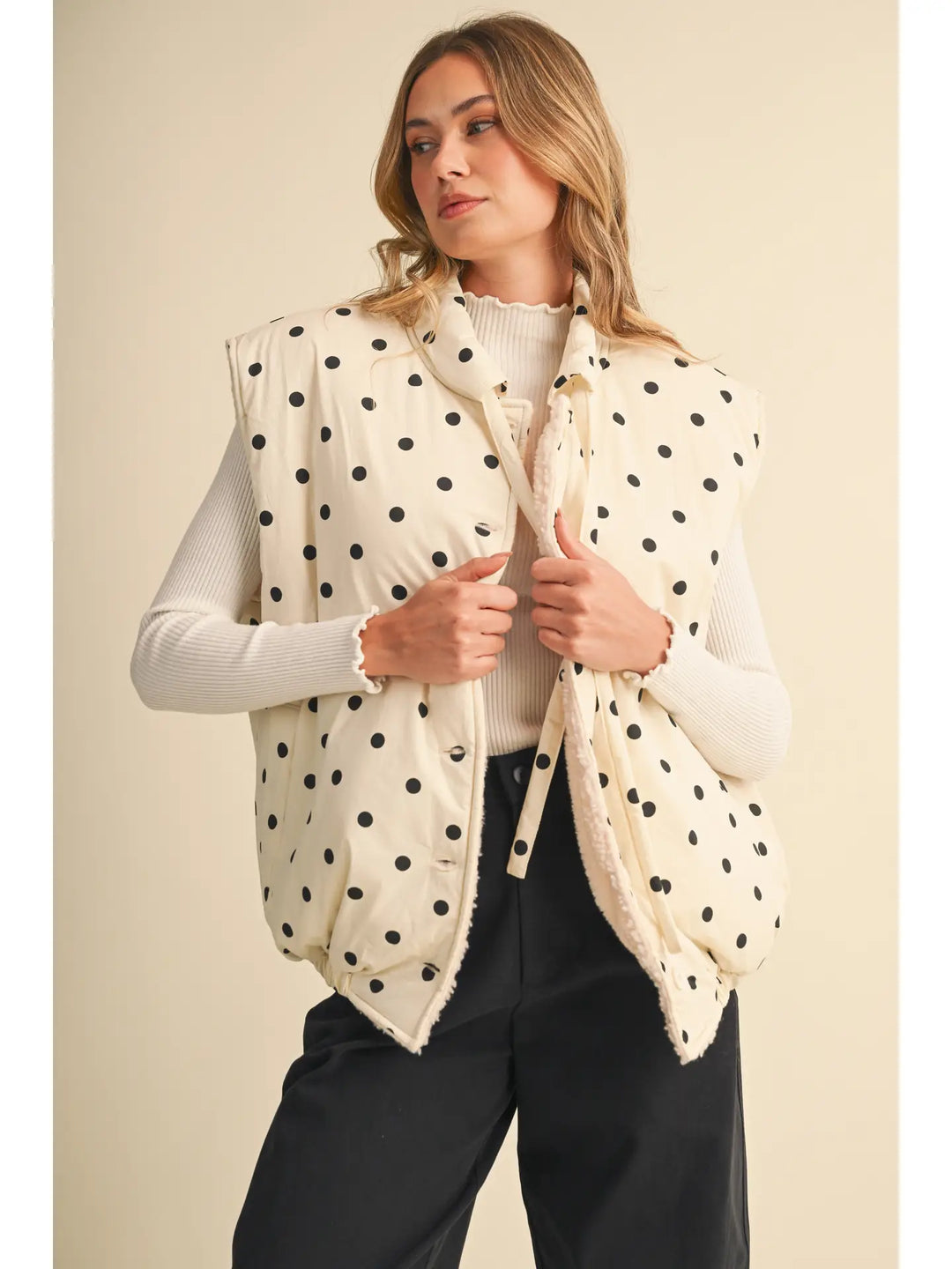 Dot Print Vest