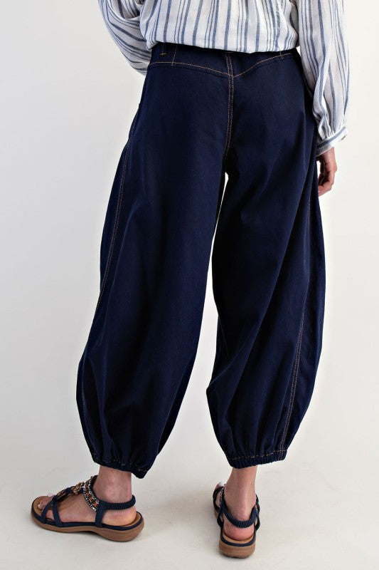 Pull On Wide Leg Pants