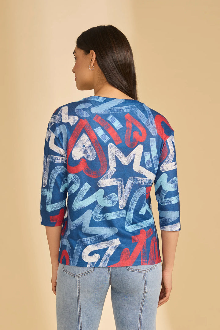Pop Vneck Top