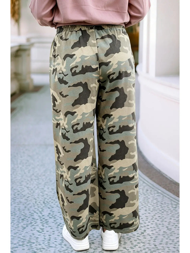 Camouflage Drawstring Pants
