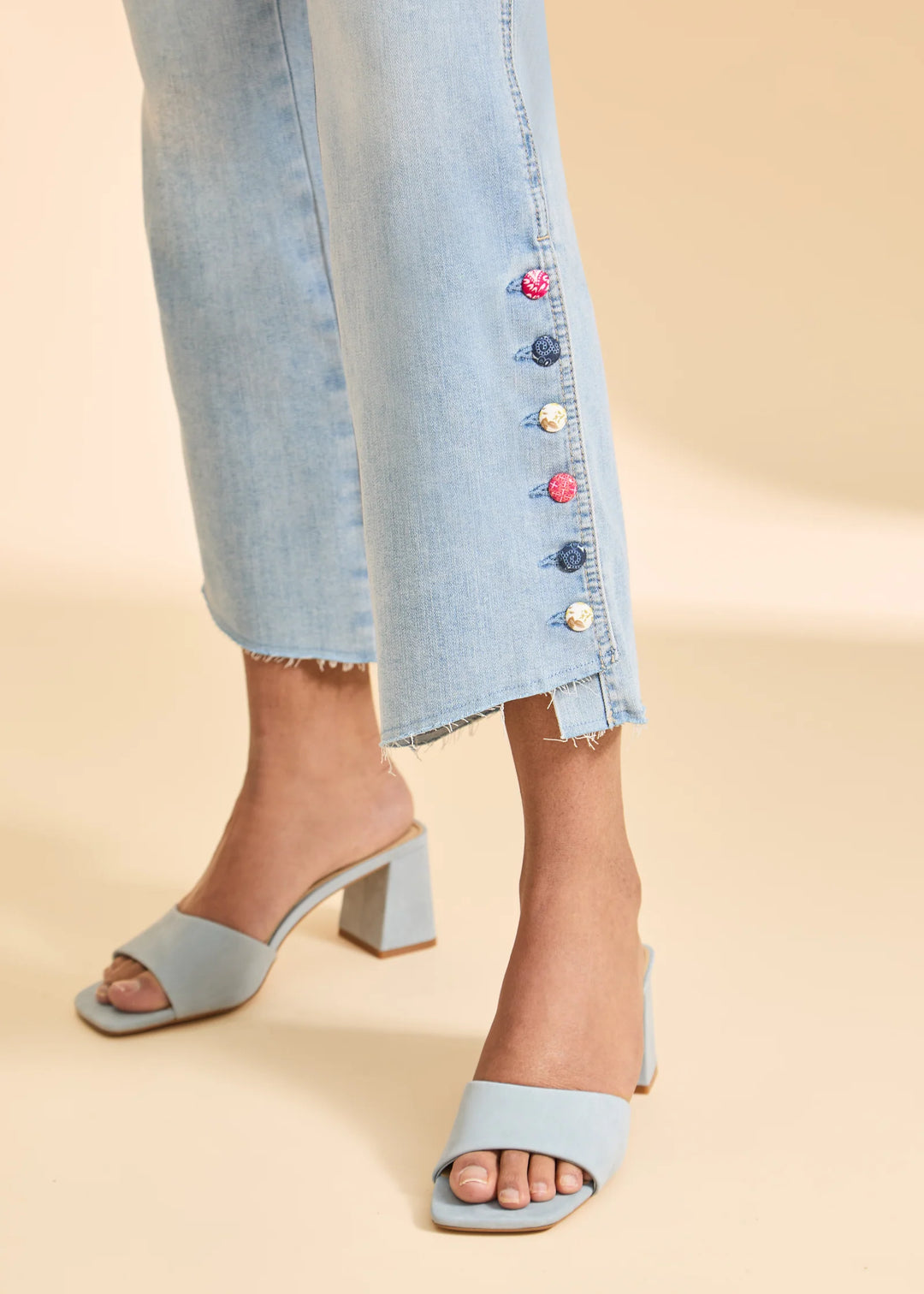 Blue Eclipse Pull On Boot Crop