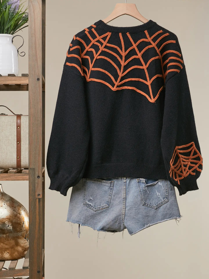 Spider Web and Spider Sweater