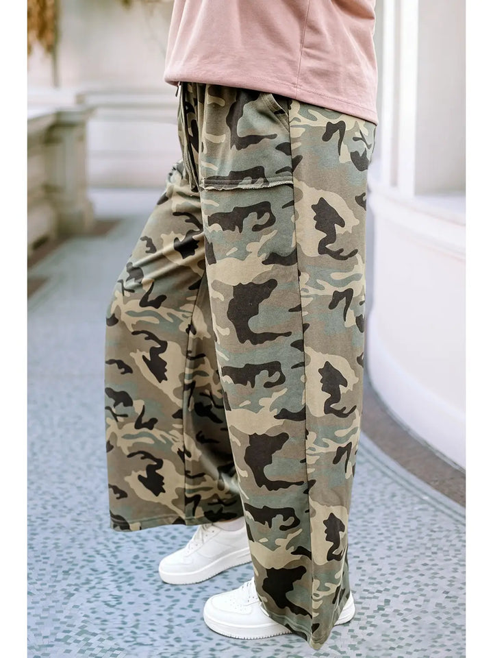 Camouflage Drawstring Pants