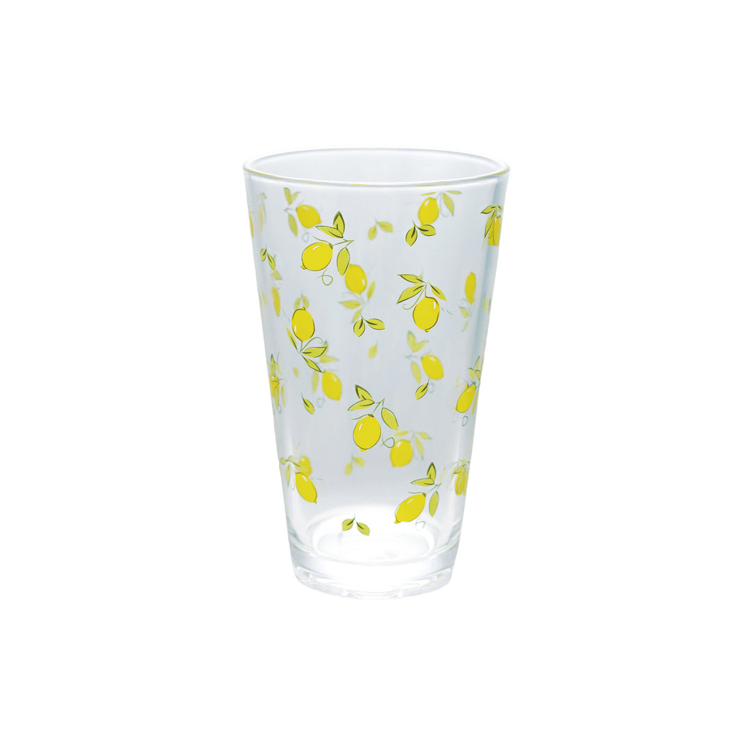 16 oz. Drinking Glass with Lemon Decal