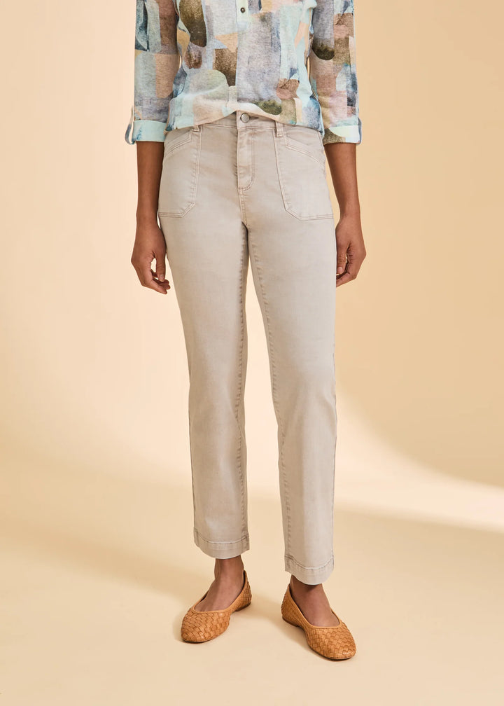 Olivia Straight Ankle - Grey