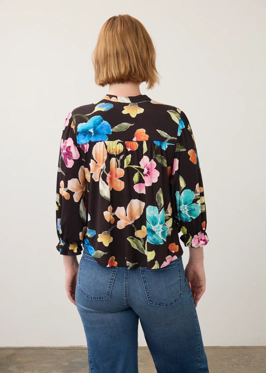 Rebecca Floral Embellished Top