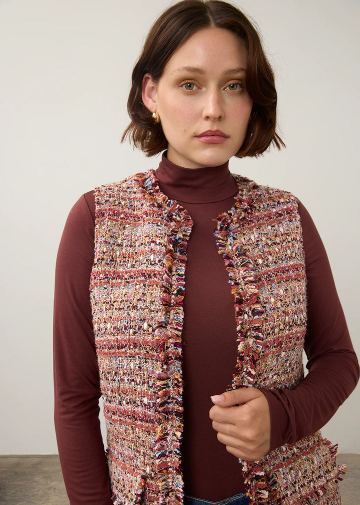 Long Tweed Vest