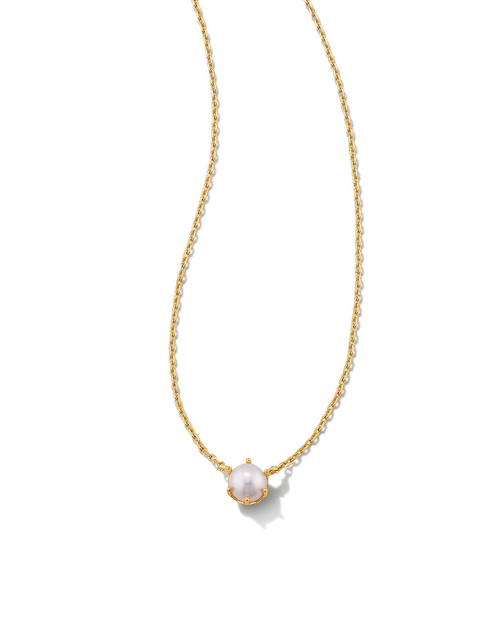 Ashton Pearl Pendant Gold White Pearl