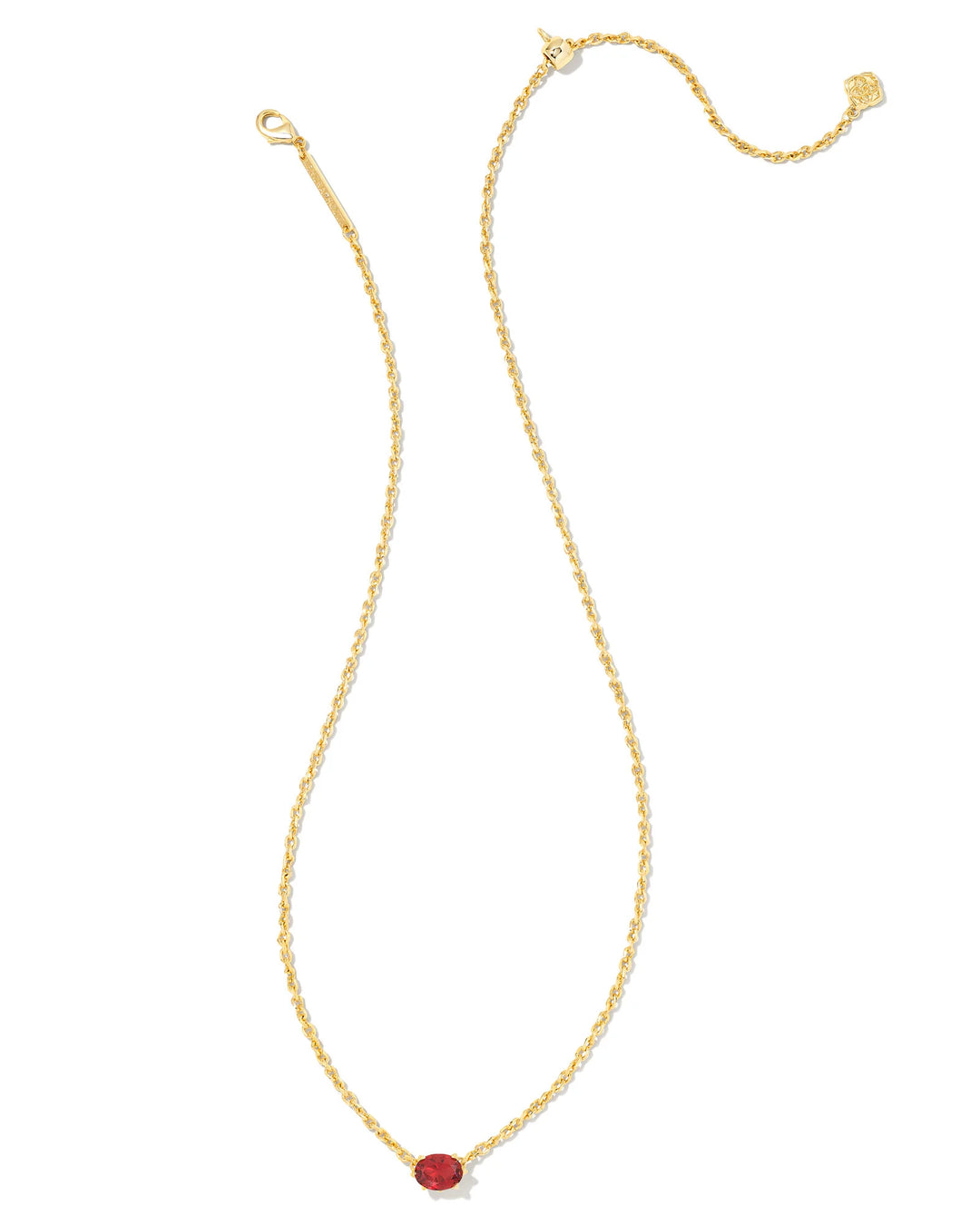 Cailin Pendant Gold Burgundy
