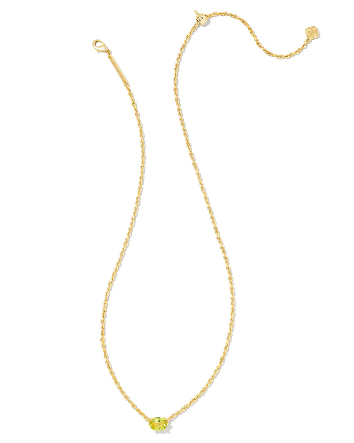 Cailin Pendant Gold Peridot Crystal
