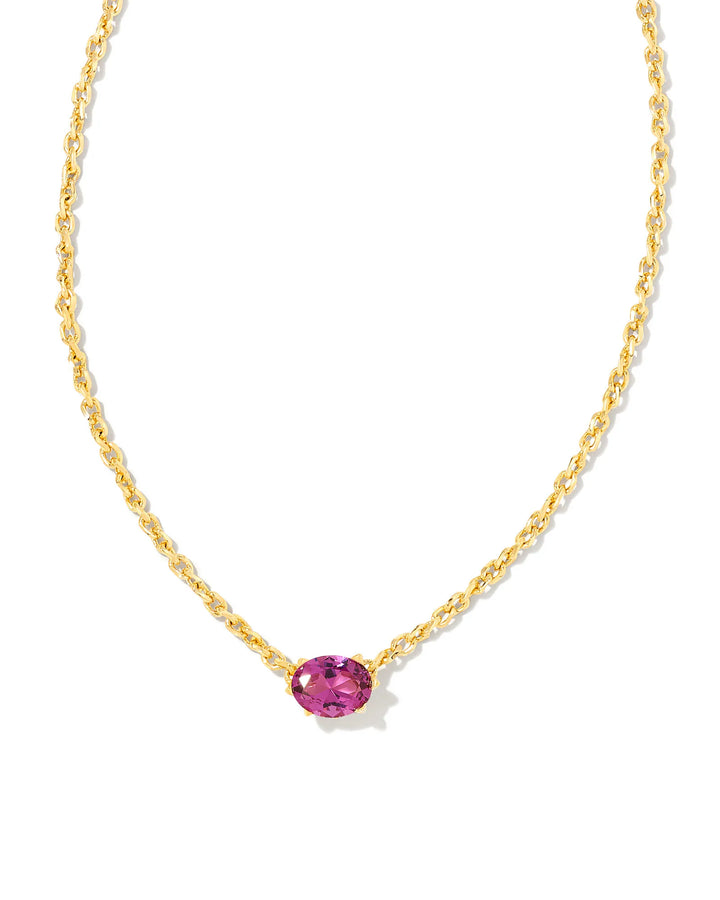 Cailin Pendant Gold Purple