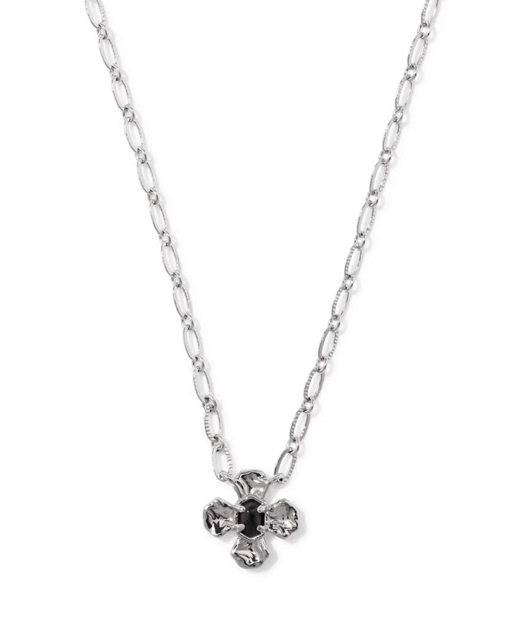 Leanne Short Pendant RHOD Black