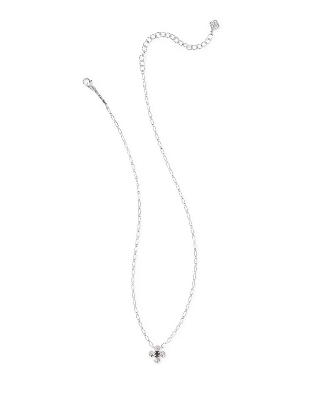 Leanne Short Pendant RHOD Black