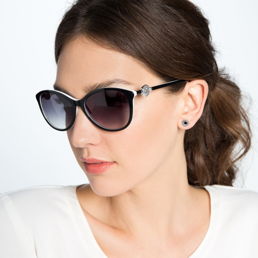 Ferrara Black/White Sunglasses