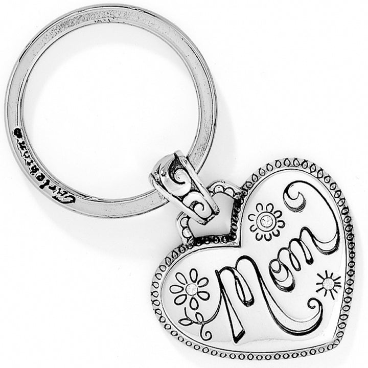 Sil/Stn Mom Key Fob