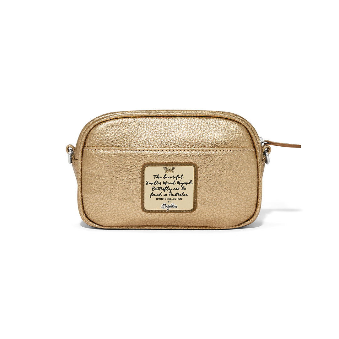 Gold Sydney Butterfly Shimmer Camera Bag